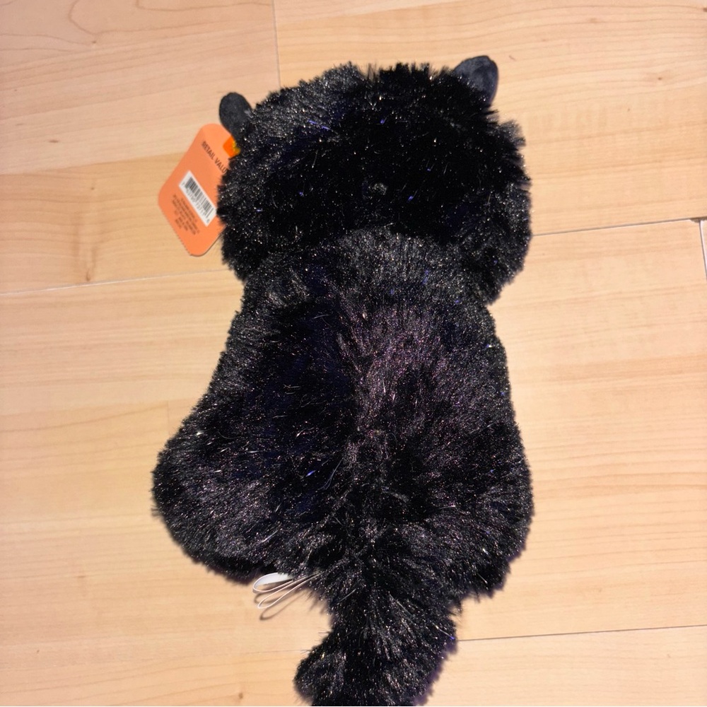 Hallmark Black Cat Halloween CATICORN Plush Stuffed Candy Corn 9" New With Tag - Picture 5 of 7